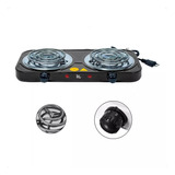 Fogão Cooktop Fogareiro Elétrico 2 Bocas Portátil 110 E 220v