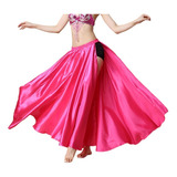 Faldas Satén Danza Árabe Bellydance Estándar Doble Abertura
