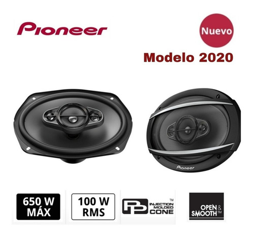 Bocinas Pioneer 6x9 Ts-a6977s + Q Ts-a6970f Alta Gama 650w