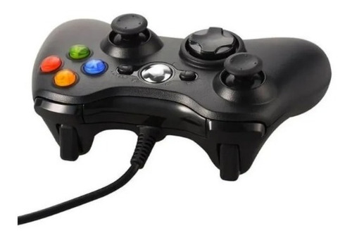 Controle Compatível Xbox 360 C/ Fio  Em Joystick Computador