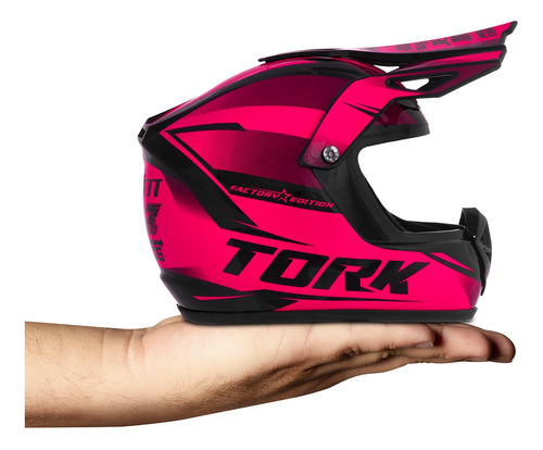 Mini Capacete Pro Tork Cross Tork Edition Decoração