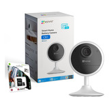 Cámara Seguridad Ezviz Wifi Interior Detección Fullhd + 64gb