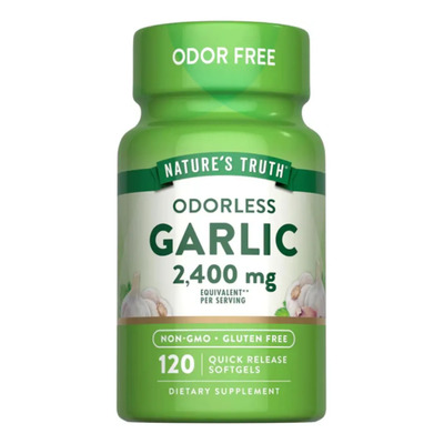 Nature's Truth Suplemento Alho 2400mg Sin Olor 120 Cápsulas Veganas | MercadoLibre