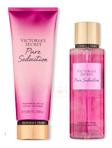 Duo Victoria's Secret Body Mist Y Crema Original Pure Seduct