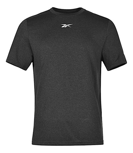 T-shirt Hombre Reebok Wor Melange H46641 Poliester Gris