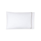 Par De Fundas De Almohada De Hotel Grande Blanco Y Gris