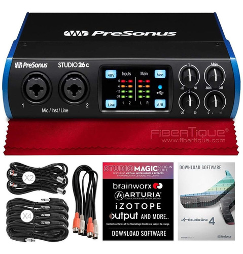 Presonus Studio 26c Usb-c Interfaz De Audio 