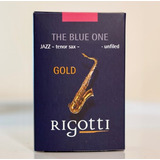 Palheta Rigotti Jazz Sax Tenor - 3 Medium Gold
