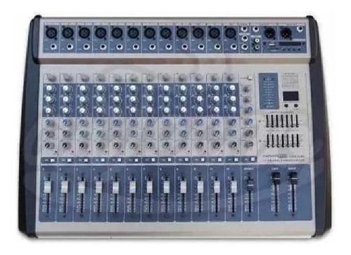 Consola Power Mixer 12 Canales Carver Pro Cvpr-12/bn