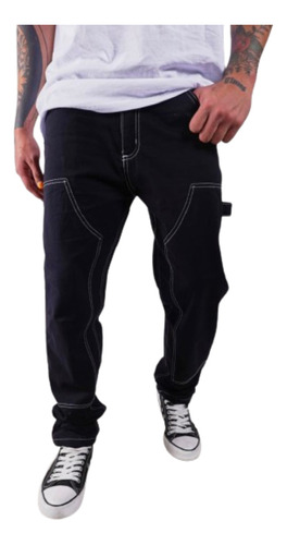 Jogger Gabardina Hombre Varios Colores Chupin Elastizado