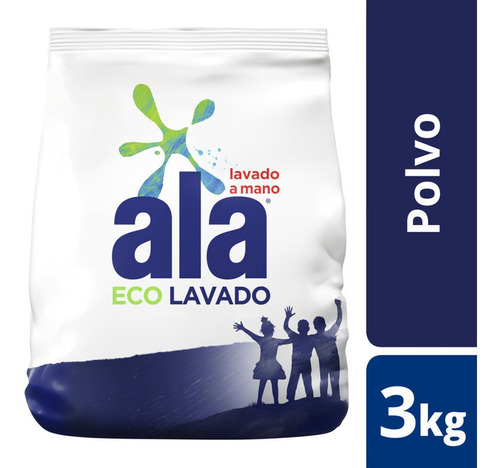 Jabon En Polvo Ala Lavado A Mano Core Ecolavado X 3 Kg