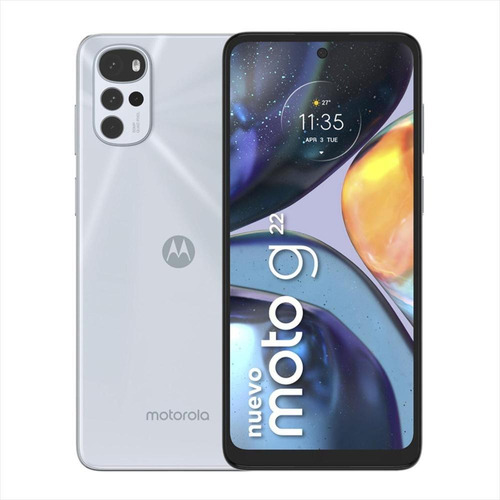 Celular Motorola G22 128 Gb Blanco 