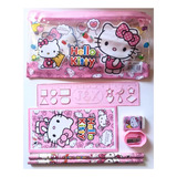 Estuche Con Accesorios Hello Kitty Kawaii Lapiz - Sacaputas