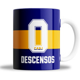 Taza De Cerámica -  0 Descensos - Boca Juniors