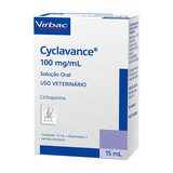 Cyclavance 100 Mg/ml - Virbac Para Cães - 15ml - Original