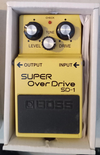 Pedal Distorsión Boss Super Overdrive Sd-1