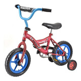 Bicicleta Rodada 12 Macilux Infantil Color Rojo/azul