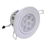 Lâmpada Spot Led 7w Embutir Redonda Bco Frio Bivolt