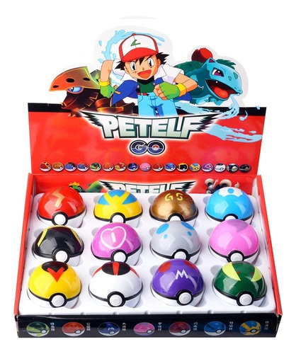 Figuras Serie Anime Pokémon Pokebolas Muñecos Juguetes 