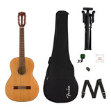 Fender Guitarra Clasica Pack Fa15n 3/4 Natural