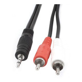 Cable Conexión Audio Rca Macho A Plug Jack 3.5mm 1,5m