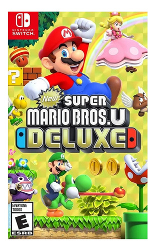 New Super Mario Bros U Deluxe// Fisico Sellado Switch//