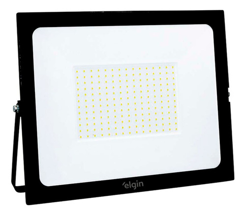 Refletor Led 200w Bivolt Branco Frio 6500k Ip65 - Elgin Cor Da Carcaça Preto Cor Da Luz Branco-frio 110v/220v