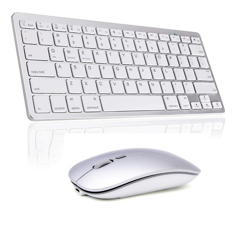 Teclado  E Mouse Bluetooth Recarregável Para Macbook Air 13 