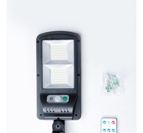 Reflector Led Solar Luminaria Calle Sensor Movimiento 100w 