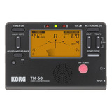 Metronomo-afinador Digital Korg Compacto - Tm-60-bk