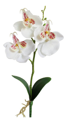 . Flor De Seda De Orquídea Mariposa Artificial De Triple .