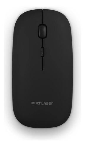 Mouse Sem Fio Multilaser Slim Mo290, Usb, Bateria De Lítio, 