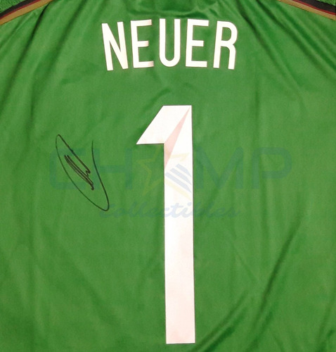 Jersey Firmado Manuel Neuer Alemania Portero Autografo 2014