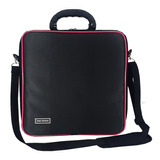 Bolsa Maleta Para 72 Esmaltes Frasqueira Preto C/ Pink Rsm