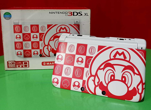 Nintendo 3ds Xl Edición Mario Con 4 Juegos Incorporados 8/10