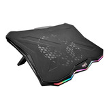 Base Notebook Reclinable Nisuta Ns-cn93r Rainbow Fan Usb Rgb