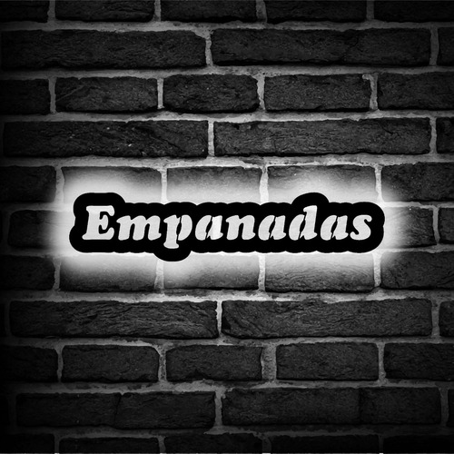 Cartel Retroiluminado Led Empanadas 