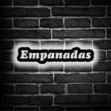 Cartel Retroiluminado Led Empanadas 