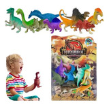 Dinossauro De Brinquedo Coleção C/ 9 Miniatura Jurassic Park