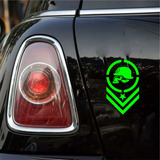 Calcomania Sticker Calavera Generica Para Auto