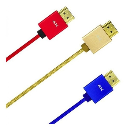 Cable Hdmi 5 Metros V2.0 4k Ultra Hd Pc Smart Tv Notebook