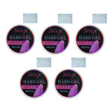 Kit 5 Geis Sioux Hard 15g Uv Led Alongamento Unhas Acrigel