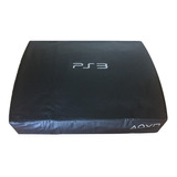 Funda Antipolvo Ps3 Logo Plateado- Material Ecocuero- Jc