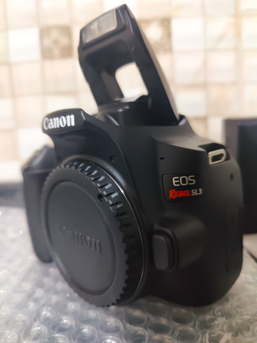 Câmera Eos Canon Rebel Sl3 Só Corpo+ Bateria Extra E Capa