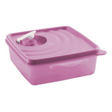 Hermético Táper Para Microondas Cuadrado 850 Ml Tupperware