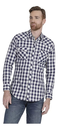 Camisa Vaquera Wrangler Azul 