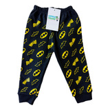 Pantalon Algodon Bebe Personaje Batman Superheroe Nene Varon