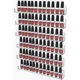 Organizador De Esmalte De Uñas Acrílico De Pared Para 72p