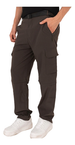 Pantalón Cargo Desmontable Hombre Secado Rapido Elt Trekking