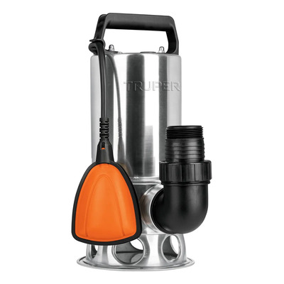 Bomba Sumergible Acero Inoxidable, Agua Sucia, 1 Hp, Truper Bos-1sm